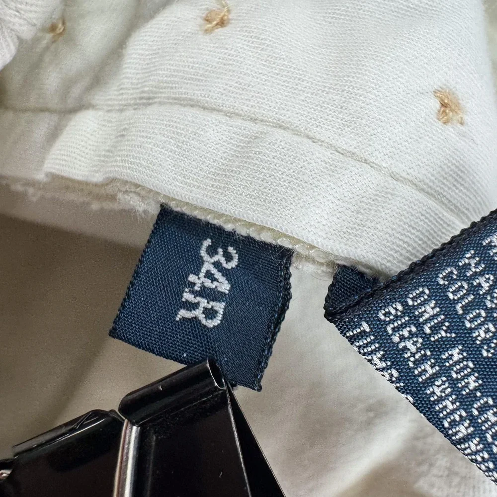 Polo Ralph Lauren Pants Mens 34x30 Beige Cotton Chino Casual Adjustable Waist